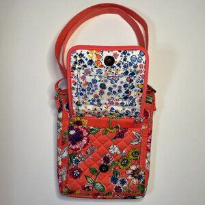 Vera Bradley 7” x 8” Coral Floral Crossbody Bag